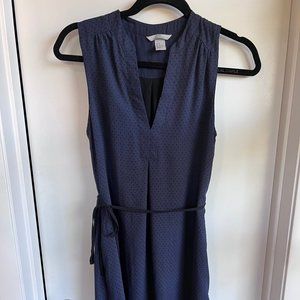 Sleeveless Navy Work Dress Business Casual H&M Size 4